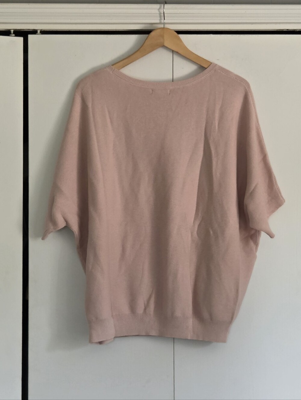 Quince Soft Rose Crewneck Sweater - Picture 2 of 4